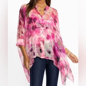 JADE JOHNNY WAS KATIA OVERSIZED BLOUSE-AURORIA*******SIZE: S/M
